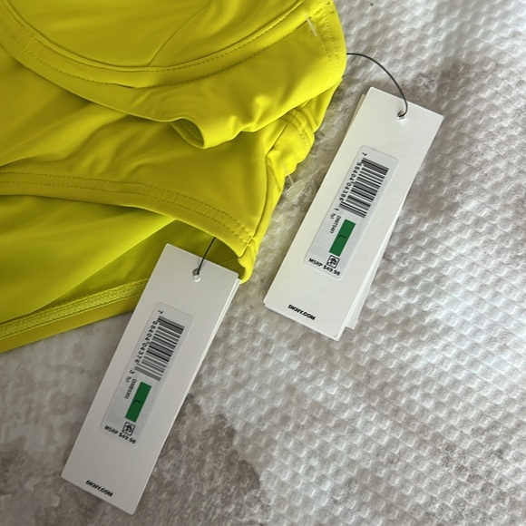 DKNY Bikini Swimsuit Yellow Set - Picture 10 of 12